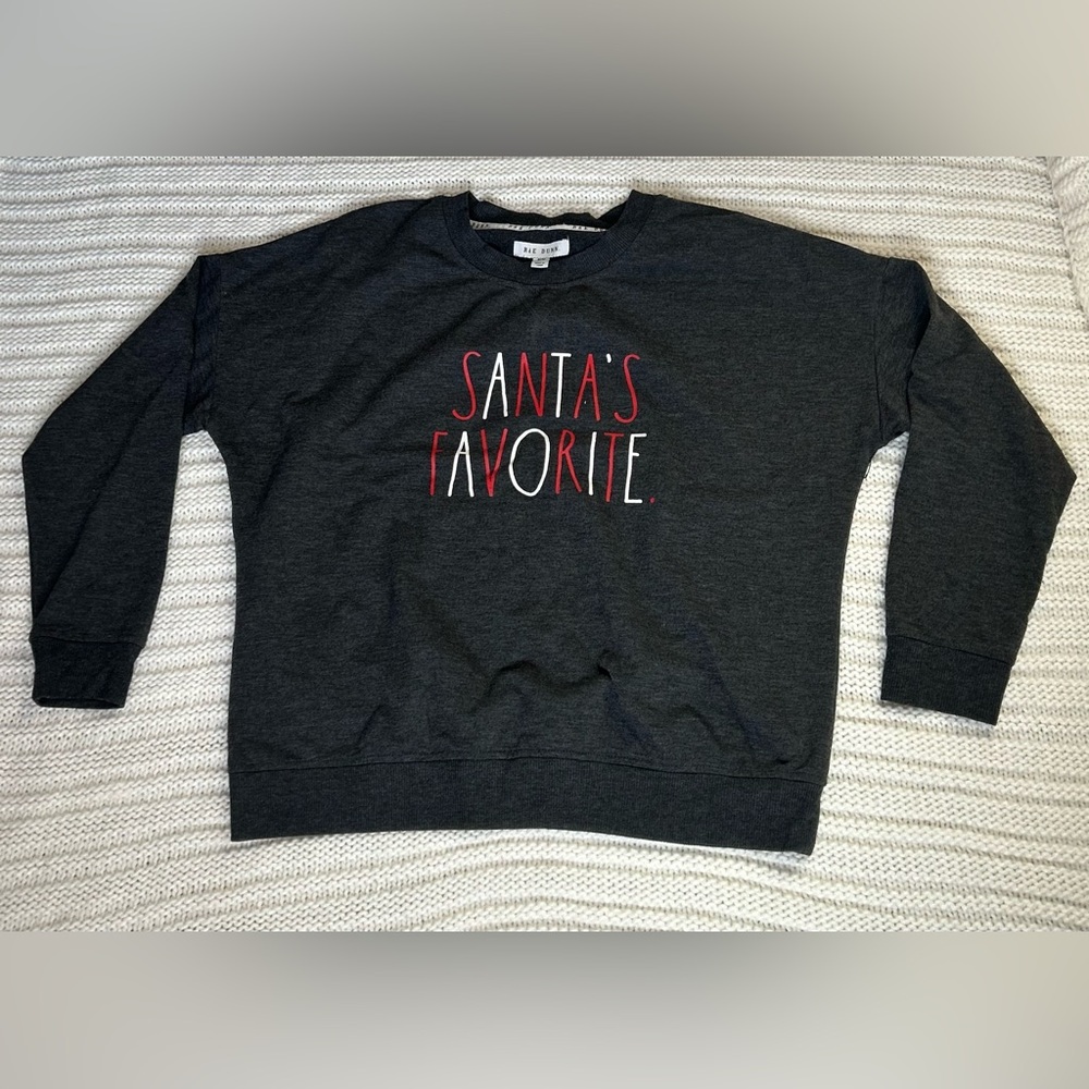 Rae Dunn, Charcoal Gray Sweatshirt, Size M